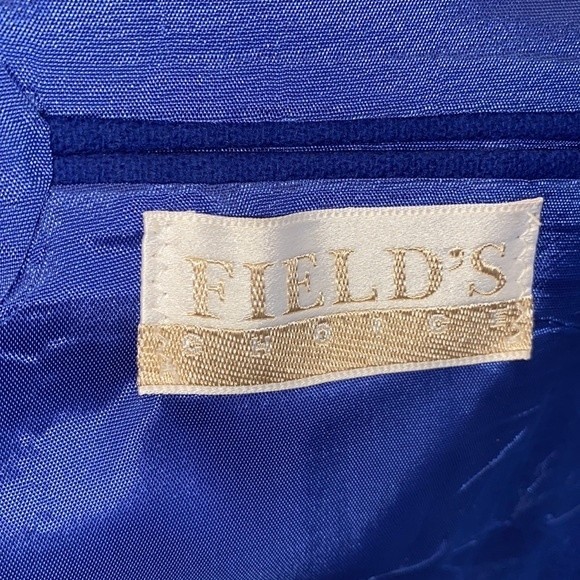 Vintage 90s Field’s Classic Blazer Royal Blue Wool single breasted size 10 - Picture 10 of 12